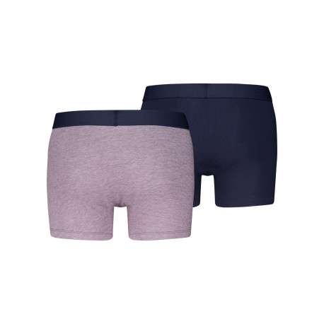 Lot de 2 boxers en coton multicolores pourvus de ceintures élastiquées - Image 2