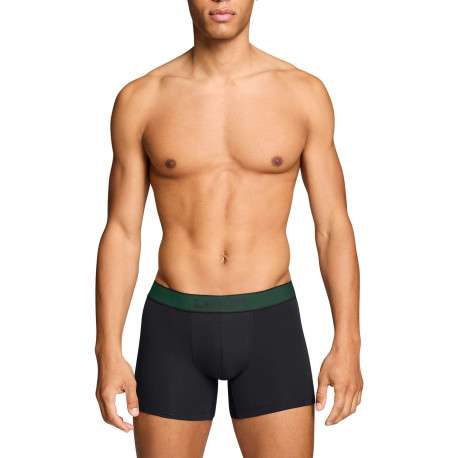 Lot de 2 boxers en coton verts pourvus de ceintures élastiquées - Image 3