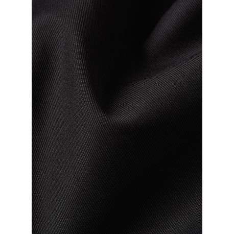 Pantalon chino noir uni avec une coupe droite et 5 poches et 2 pinces - Image 2