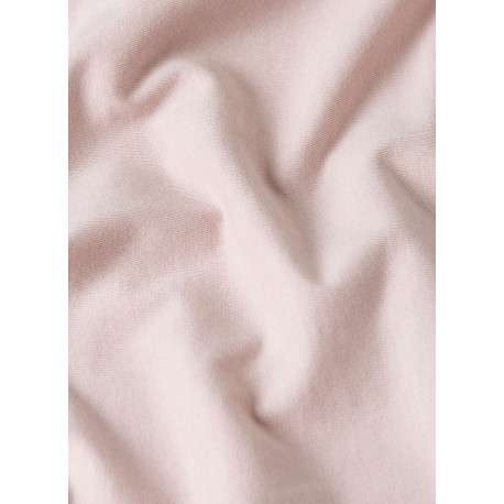 T-shirt en coton biologique rose uni avec un logo sur le coeur - Image 2