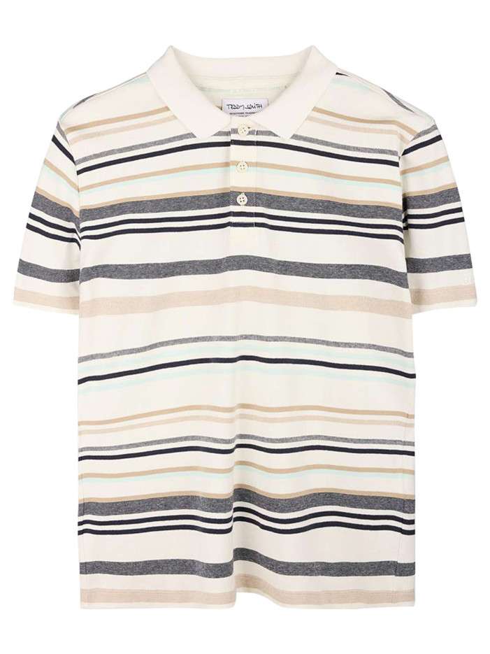Polo en coton multicolore...