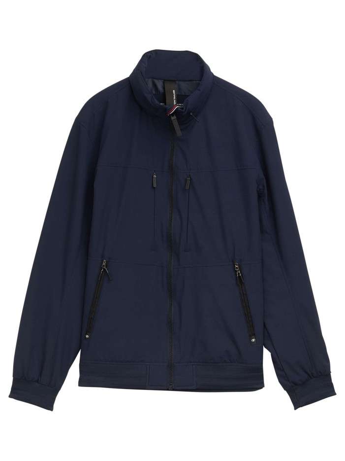 Blouson marine uni avec une...