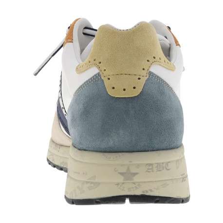 Baskets running en cuir multicolores avec des motifs sur la semelle - Image 6