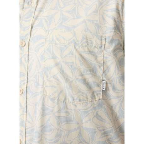Chemise en coton écrue à imprimé floral avec une coupe droite - Image 2