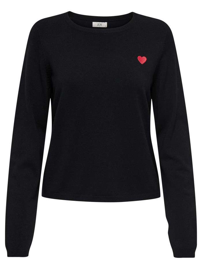 Pull noir uni avec une...
