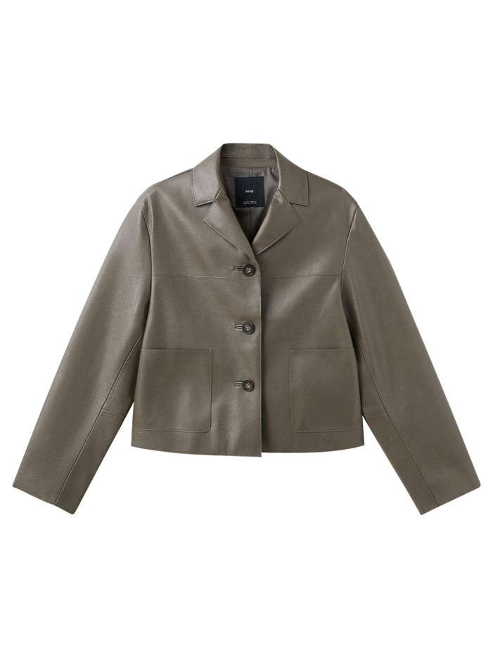 Blouson kaki uni en...