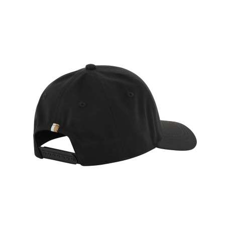 Casquette noire unie pourvue du patch de la marque à l'avant - Image 2
