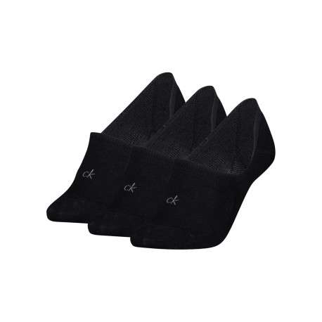 Lot de trois paires de chaussettes noires unies tailles basses