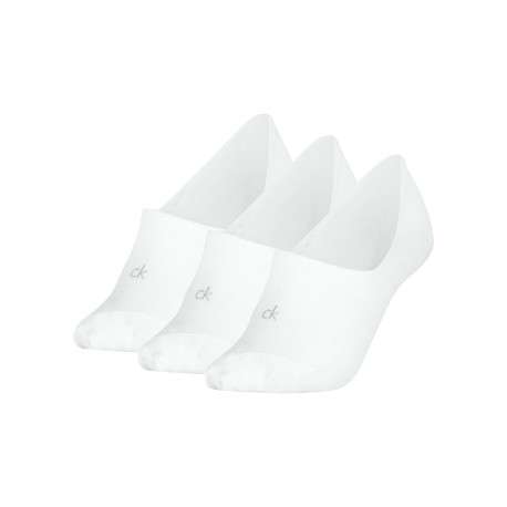 Lot de 3 paires de chaussettes blanches unies tailles basses