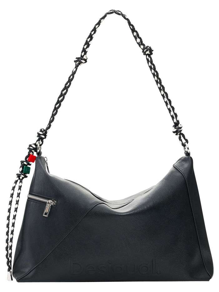 Sac porté épaule noir uni...
