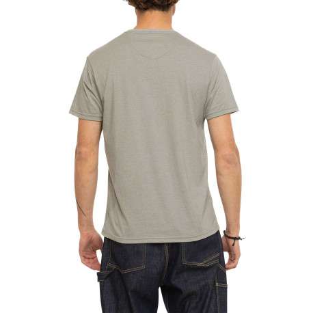 T-shirt kaki imprimé avec une coupe droite et des manches courtes - Image 2