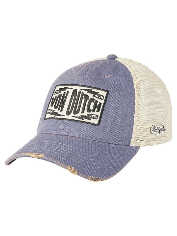 Casquette bleue unie avec...