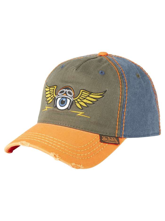Casquette en coton orange...
