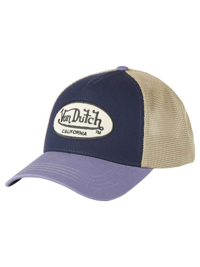 Casquette bleue uni avec...