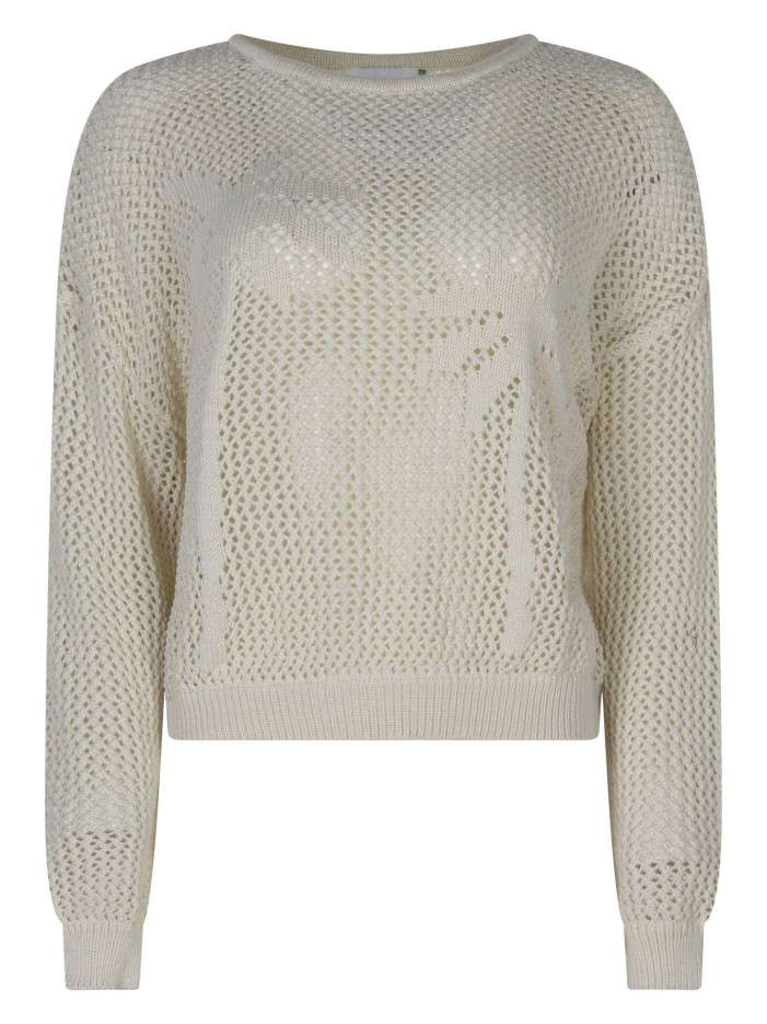 Pull beige à coupe ajustée...