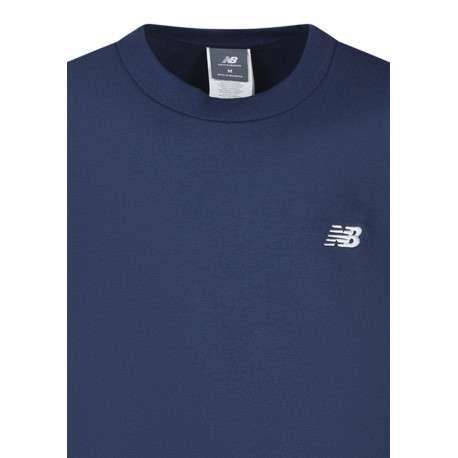Sweat marine uni avec une coupe droite et des manches longues - Image 3