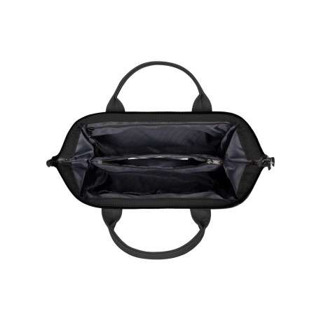 Sac à bandoulière Crossbody Medium Le Havre noir uni en simili cuir - Image 2