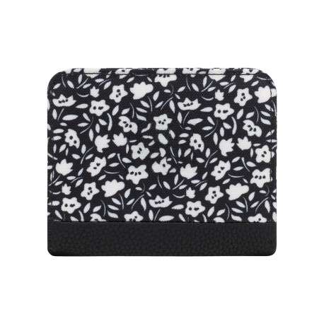 Portefeuille Medium Catane noir et blanc avec un imprimé floral - Image 2