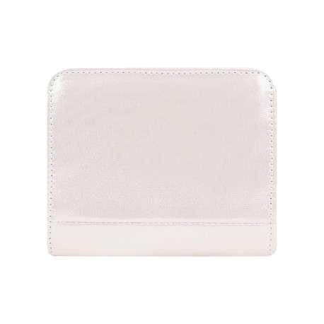 Portefeuille Medium Honolulu écru uni brillant en simili cuir - Image 2