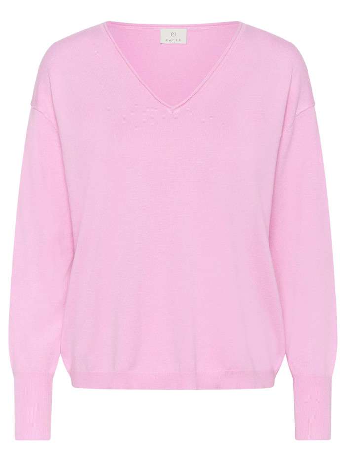Pull rose uni pourvu d'une...