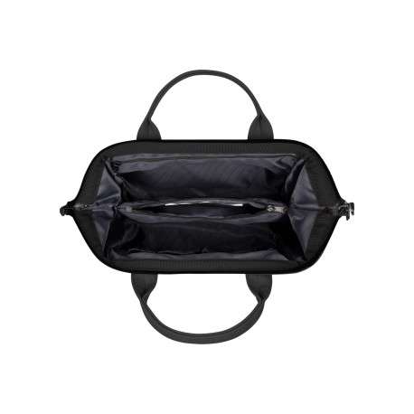 Sac à bandoulière Crossbody Small Le Havre noir uni en simili cuir - Image 3