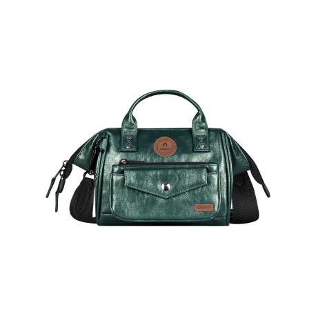 Sac à bandoulière Crossbody Small Lucerne sapin brillant en simili cuir