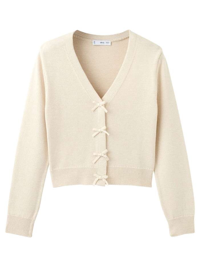 Gilet beige uni avec une...