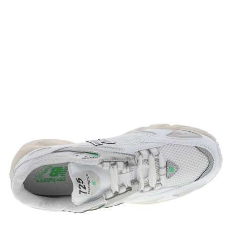Baskets multisport blanches à talon plat en mesh sur le pourtour - Image 4