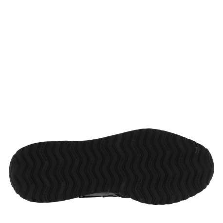 Baskets grises à talon plat avec un logo de la marque brodé sur le côté - Image 5