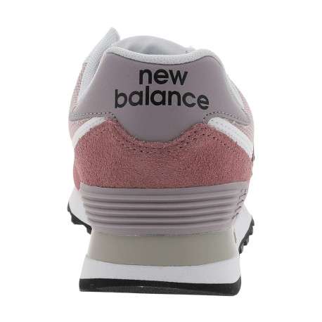 Baskets running roses à talon plat avec empiècement nubuck sur le pourtour - Image 6