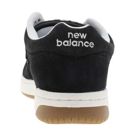 Baskets tennis noires à talon plat avec une languette épaisse - Image 6