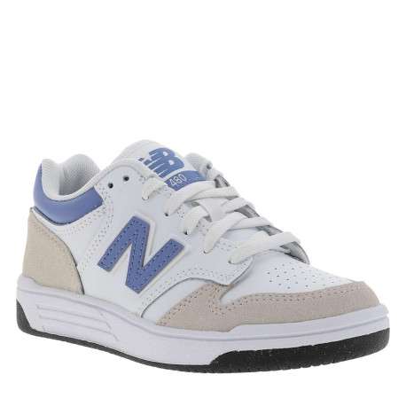 Baskets running blanches avec des talons plats et des lacets plats - Image 3