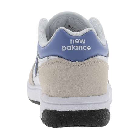 Baskets running blanches avec des talons plats et des lacets plats - Image 6