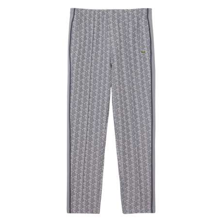 Pantalon jogging gris à coupe slim pourvu d'une taille élastique