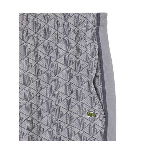 Pantalon jogging gris à coupe slim pourvu d'une taille élastique - Image 2