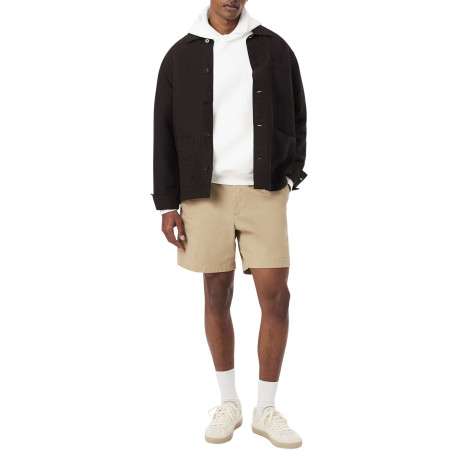 Sweat en coton blanc à coupe ajustée pourvu d'un col à capuche - Image 6