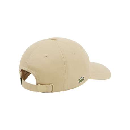 Casquette en coton beige pourvue d'une fermeture strapback à l'arrière - Image 3