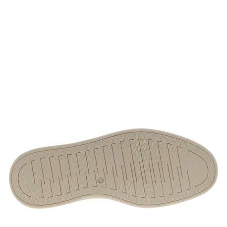 Tennis en cuir jean et tan à talon plat avec des lacets taupe - Image 5