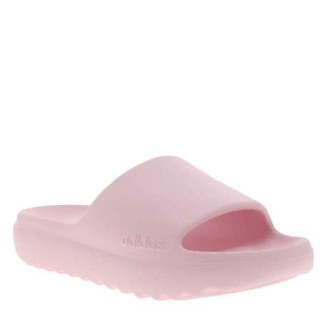 Claquettes roses à talon plat avec le logo de la marque embossé dans la semelle - Image 3