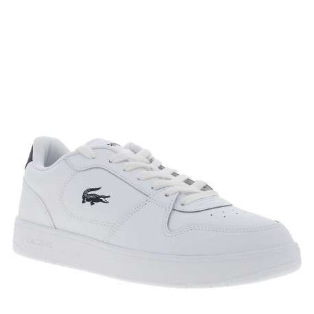 Tennis Court Ace en cuir blanches à talon plat avec des lacets - Image 3