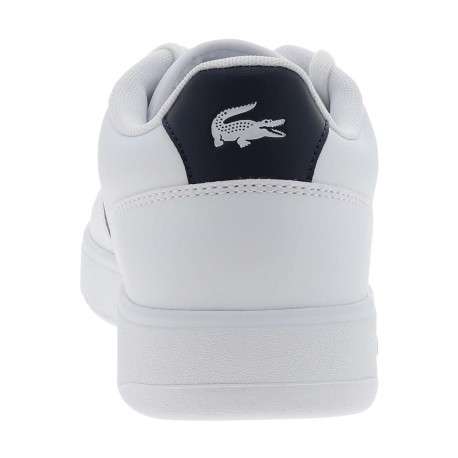 Tennis Court Ace en cuir blanches à talon plat avec des lacets - Image 6