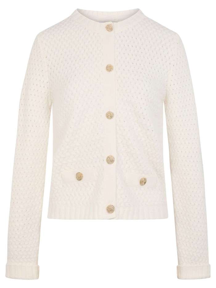 Gilet blanc uni avec une...