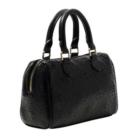 Sac à bandoulière amovible noir pourvu du logo de la marque à l'avant - Image 2