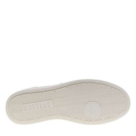 Tennis platine à talon plat avec des lacets et un zip latéral - Image 5