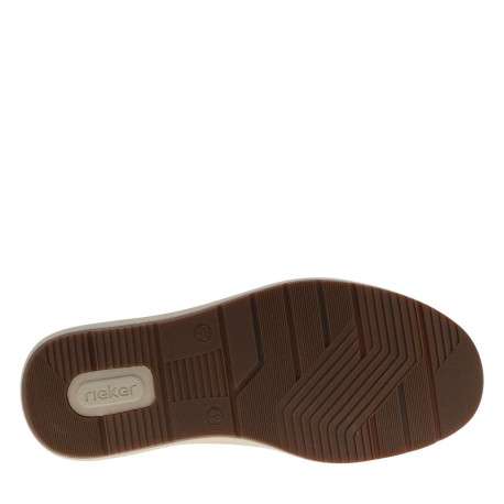 Sneakers kaki à talon plat avec des lacets et un zip latéral - Image 5