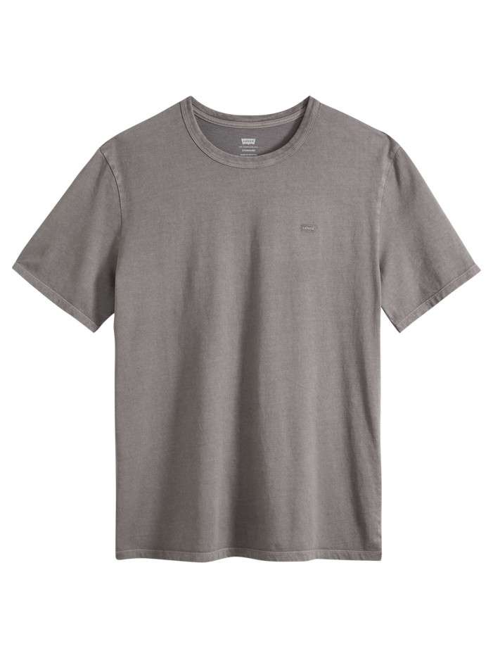 T-shirt en coton gris à...