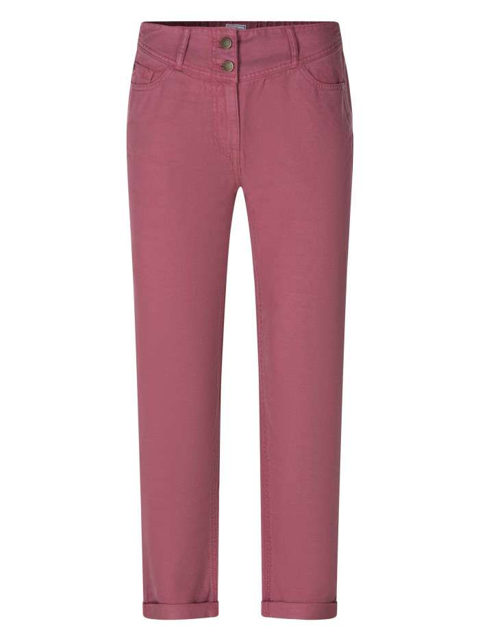 Pantalon chino brique uni...