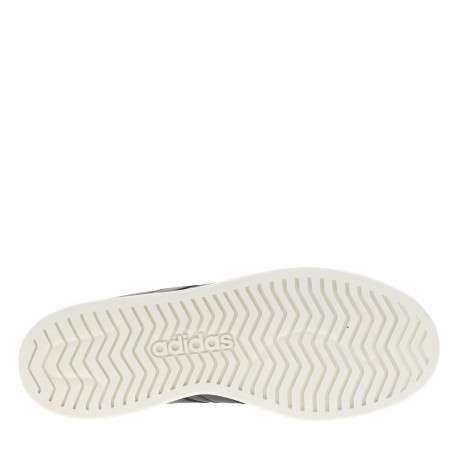 Baskets noires à talon plat avec des lacets et une semelle blanche - Image 5