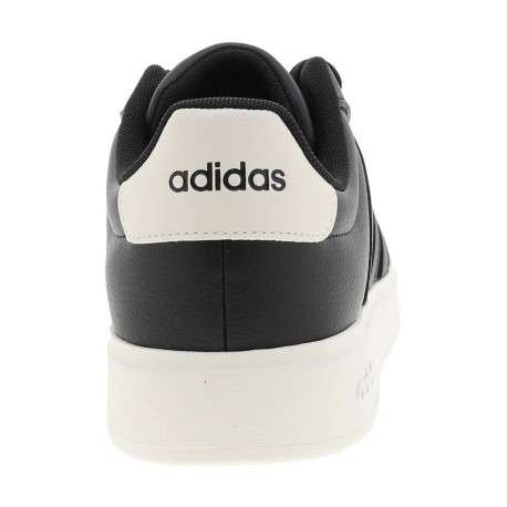 Baskets noires à talon plat avec des lacets et une semelle blanche - Image 6