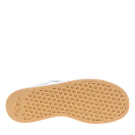 Baskets tennis bleu ciel en cuir avec un talon plat et des lacets - Image 5